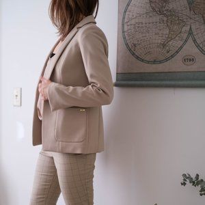 Calvin Klein nude blazer